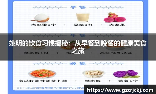 姚明的饮食习惯揭秘：从早餐到晚餐的健康美食之旅